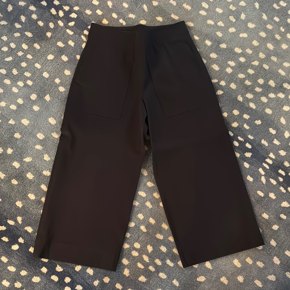 Spanx On the Go Black Wide-Leg Pant